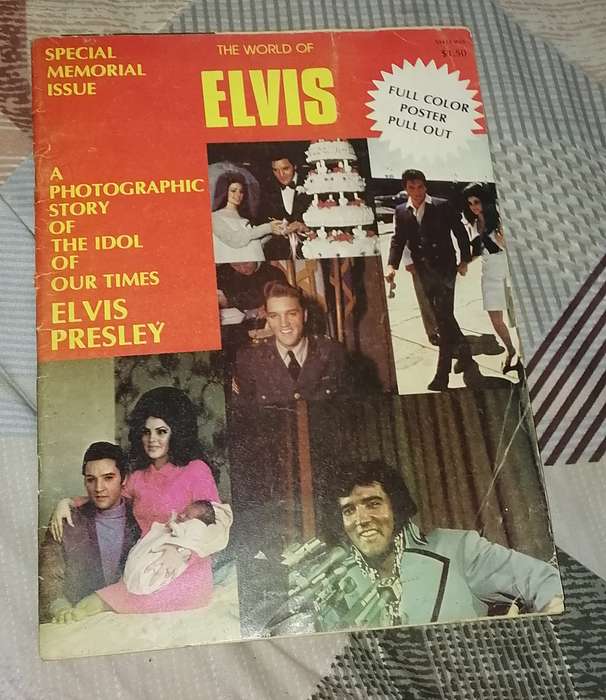 THE WORLD OF ELVIS SPECIAL MEMORIAL ISSUE WITH LARGE POSTER