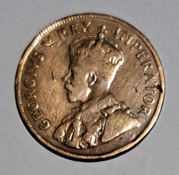 Penny 1D 1929 Union of South Africa / Zuid-Afrika Great Coin.