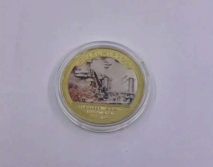 Pearl Harbour" 5 pc,s Coin Set  "New in Capsule " 1941" Commemorative Coin Set.