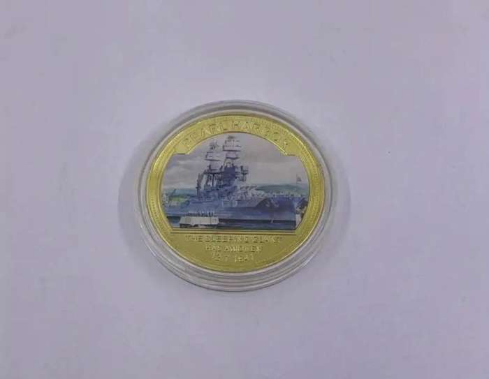 Pearl Harbour" 5 pc,s Coin Set  "New in Capsule " 1941" Commemorative Coin Set.