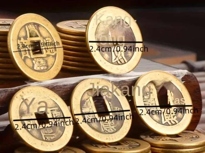 Genuine Ancient Bronze Coins, " Five Emperor's " Qiunlong Tongbao, Shunzhi,Kangxi,Yougzheng,Jiaqing.