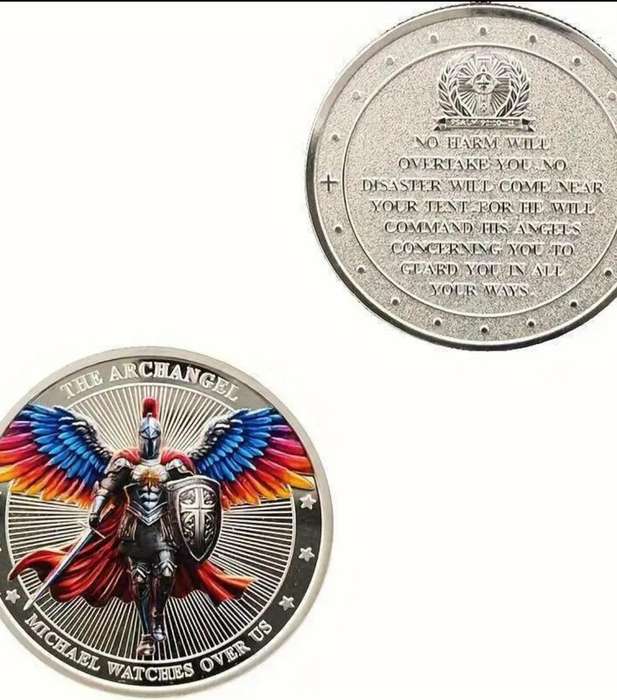 2 Feathered Knight -Armor Warrior Challenge Commemorative Coins. 40mm New in Capsule