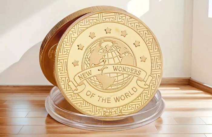 2pc Seven Civilizations Cultural Heritage Commemorative Coins New in Capsule.
