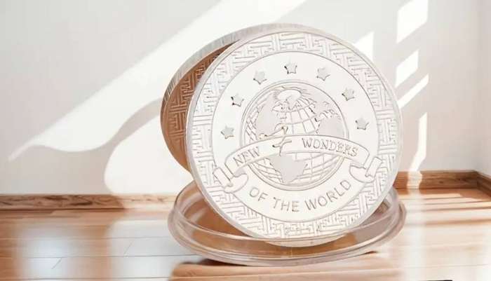 2pc Seven Civilizations Cultural Heritage Commemorative Coins New in Capsule.