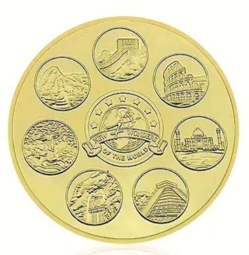 2pc Seven Civilizations Cultural Heritage Commemorative Coins New in Capsule.