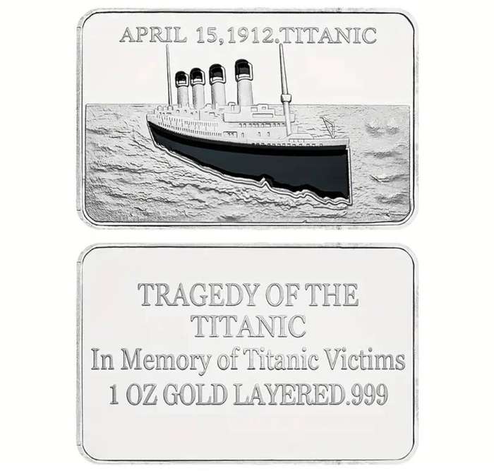 Tragedy of The Titanic April 15, 1912 In Memory of Titanic Victims Commemorative Coin New in Capsule