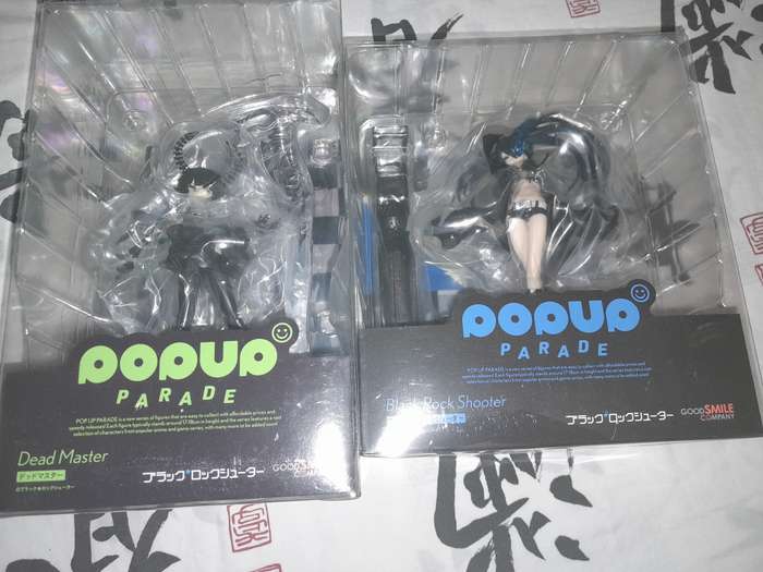 Black Rock Shooter and Dead Master, Pop Up Parade, set of two figures (unopened)