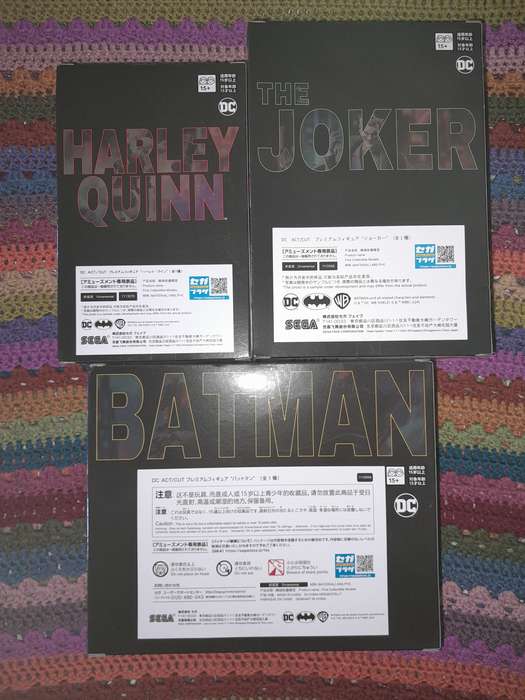 DC SEGA ACT/CUT figures, set of three