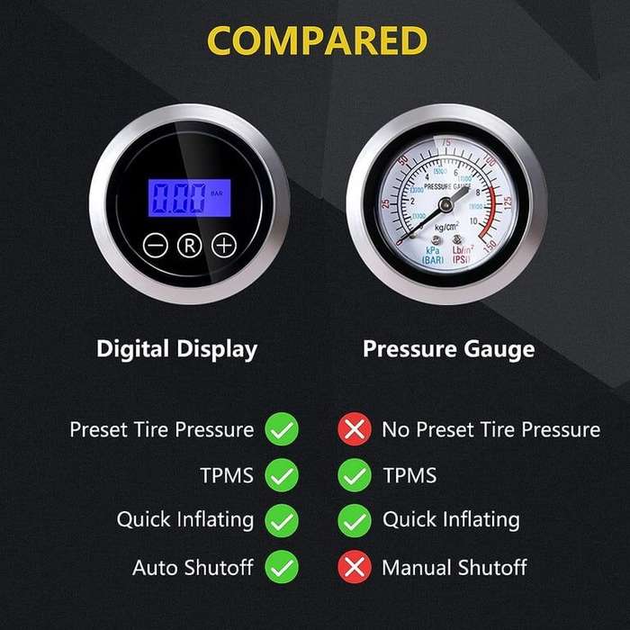 Digital AIR COMPRESSOR PORTABLE TYRE INFLATOR