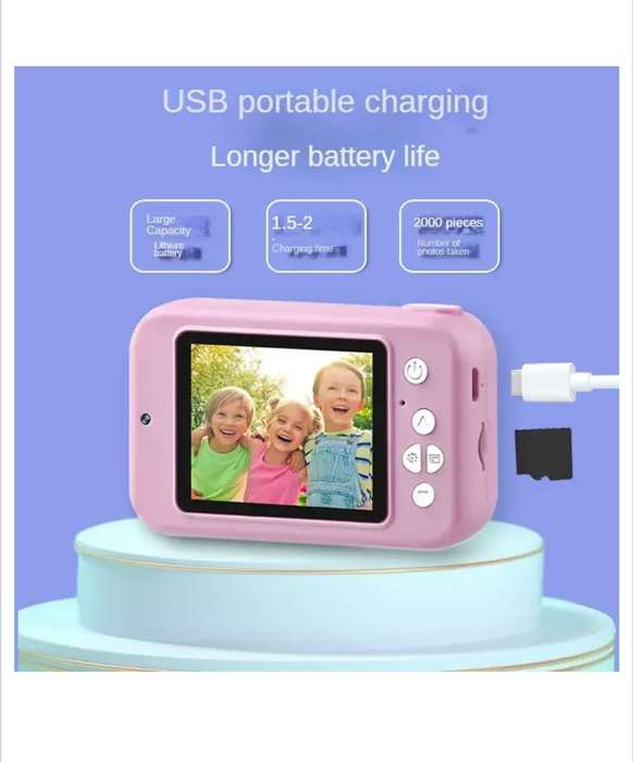Super Electronics Y2 Single Kids Digital Camera With Micro SD Card Slot