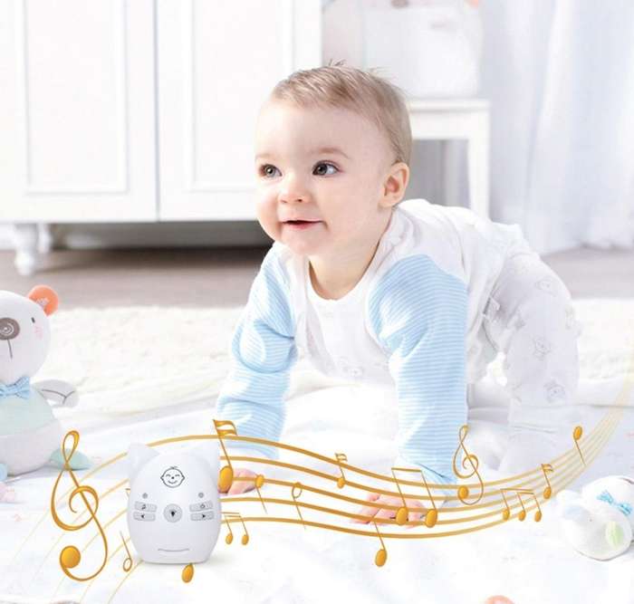 V30 Wireless Audio Baby Monitor Support Voice Monitoring + Intercom + Night Light without Battery