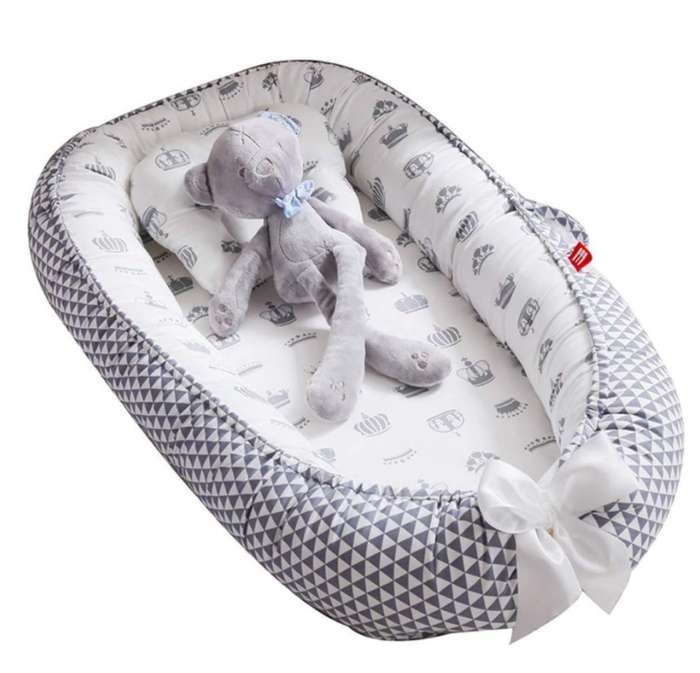 Ultra Soft Cotton Skin-Friendly  Newborn Lounger Bassinet