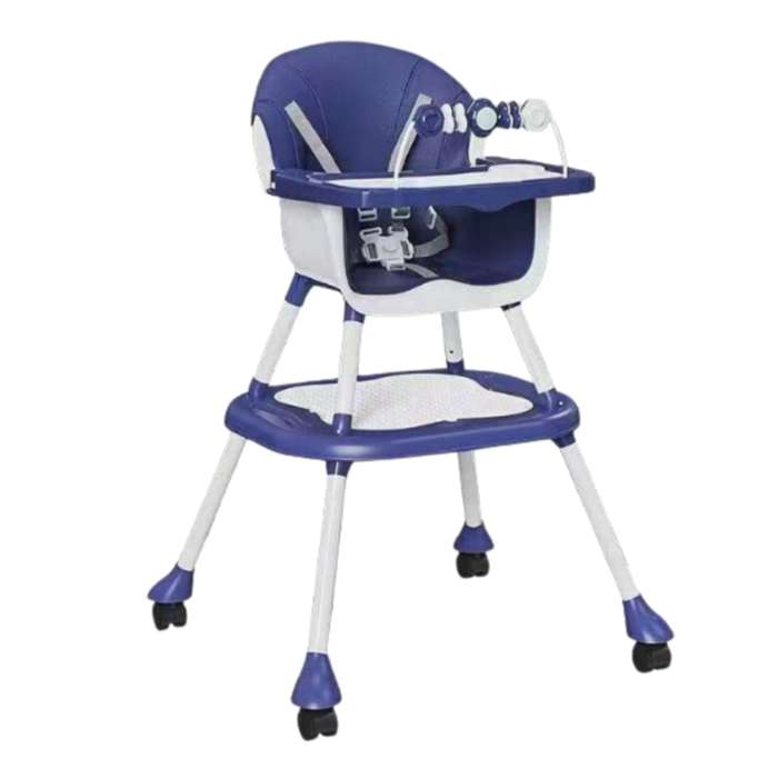 5 Point High & Booster Seats with Study Table and Storage Basket