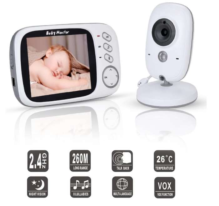 Rechargeable LCD Digital Screen Baby Monitor