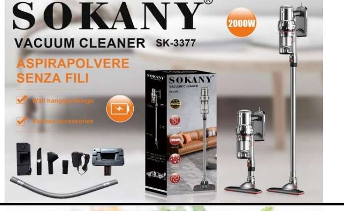 2000w Electric Upright Dry Vacuum Cleaner