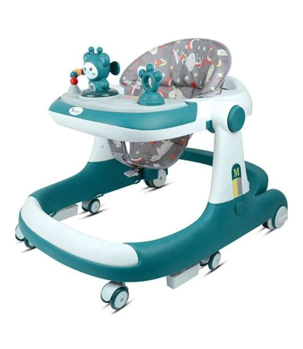 Baby's 4 in 1 Walker and Walking Ring - Turquoise