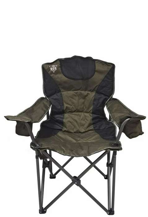 BOS - Luxury Camping Chair Brown / Black