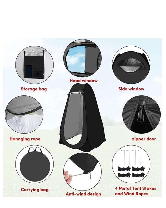 Outdoor Camping Automatic Shower Changing Tent Mobile