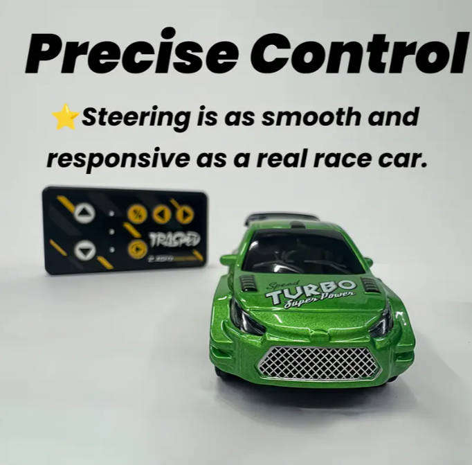 RC Car with APP Control & LED Lights - Crashproof Rechargeable Mini Racing Car for Boys, Multi Speed