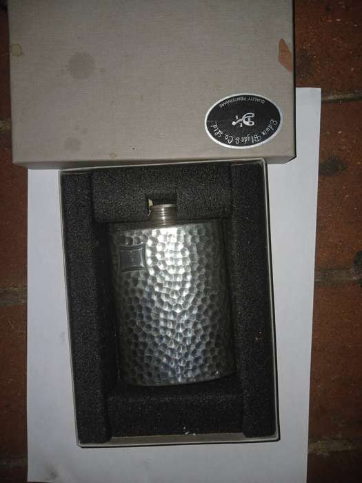 Edwin Blyde Collector whisky flask