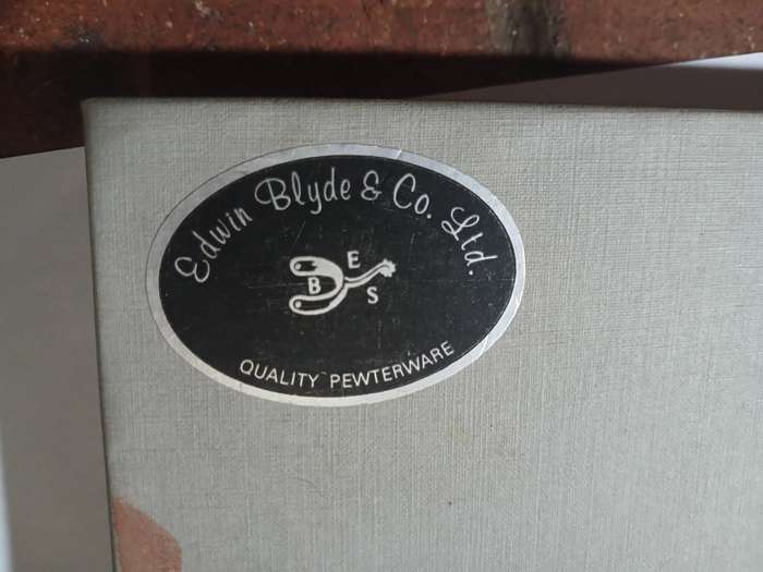 Edwin Blyde Collector whisky flask
