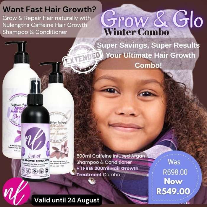 500ml Nulengths Caffeine Infused Shampoo & Conditioner
