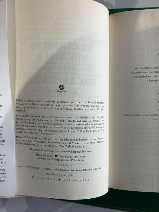 Re-Claiming the Bible for a Non-Religious World - John Shelby Spong