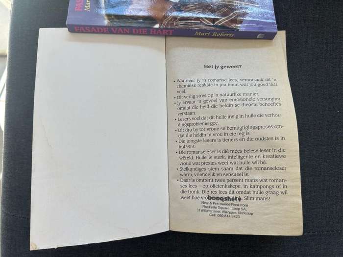 Romanza 4 verskillende boeke