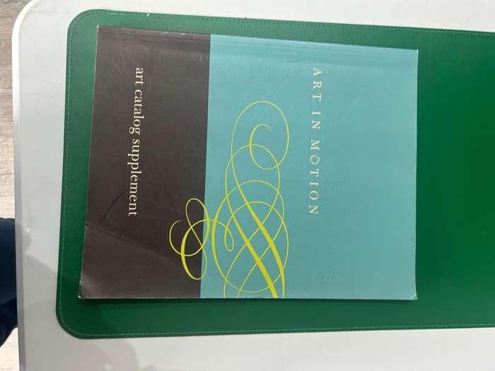 Art in Motion art catalog plus two art catalog supplements