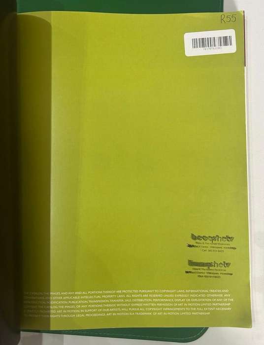 Art in Motion art catalog plus two art catalog supplements