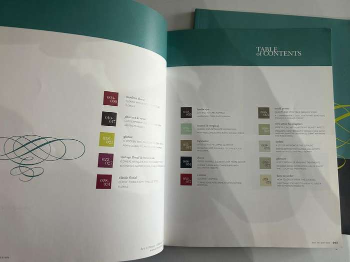 Art in Motion art catalog plus two art catalog supplements
