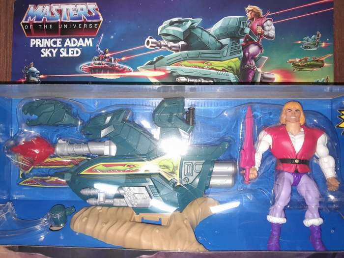 Masters Of The Universe Origins Prince Adam Sky Sled Action Figure (He-Man / He Man)