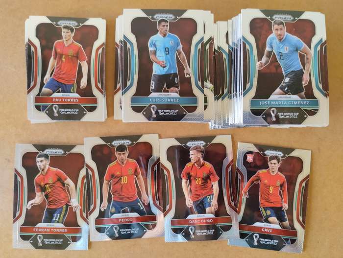 Panini 2022 Prizm FIFA WORLD CUP QATAR soccer cards - 109 cards Gavi Dani Olmo Pedri Suarez