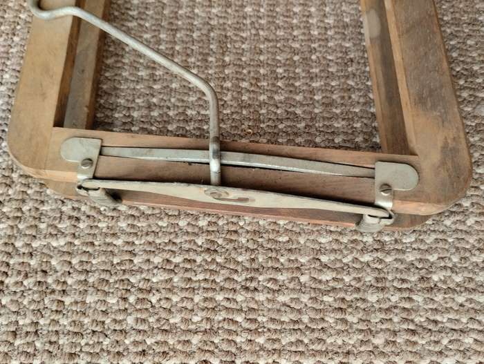 Vintage Tennis Racket Bracket Brace Wood