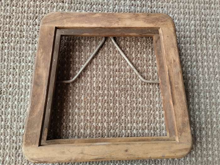 Vintage Tennis Racket Bracket Brace Wood