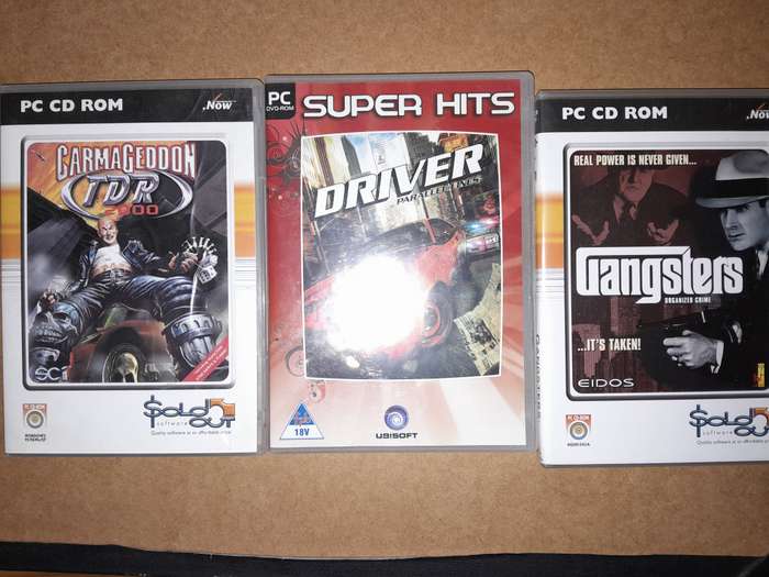 PC Game Bundle - Driver Parallel Lines, Gangsters Organized Crime & Carmageddon TDR 2000