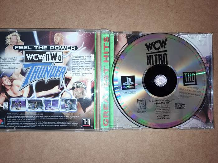 WCW Nitro (World Championship Wrestling) - Playstation 1 Game - NTSC Version