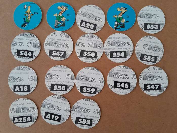Vintage Slama***1995 tazo slammers Rugby World Cup Assorted v3