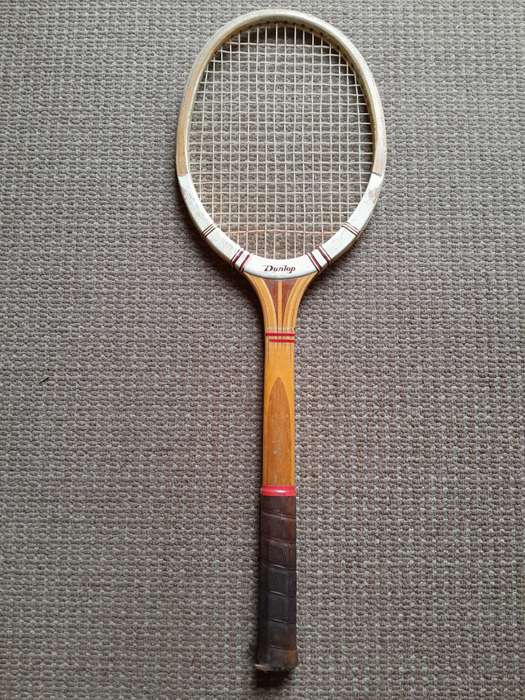 Vintage Dunlop Wooden Tennis Racquet / Racket