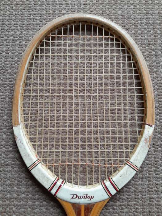 Vintage Dunlop Wooden Tennis Racquet / Racket
