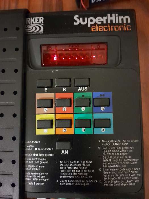 1978 Mastermind Electronic (Parker SuperHim Electronic) - Tested & Working! (German Instructions)