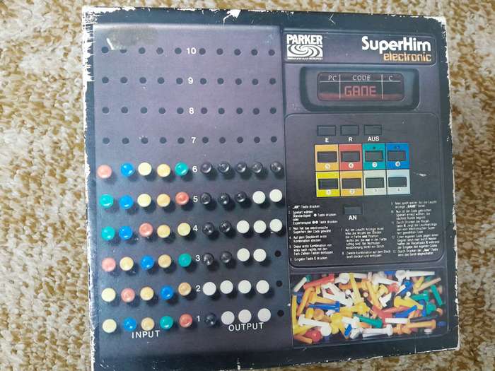 1978 Mastermind Electronic (Parker SuperHim Electronic) - Tested & Working! (German Instructions)