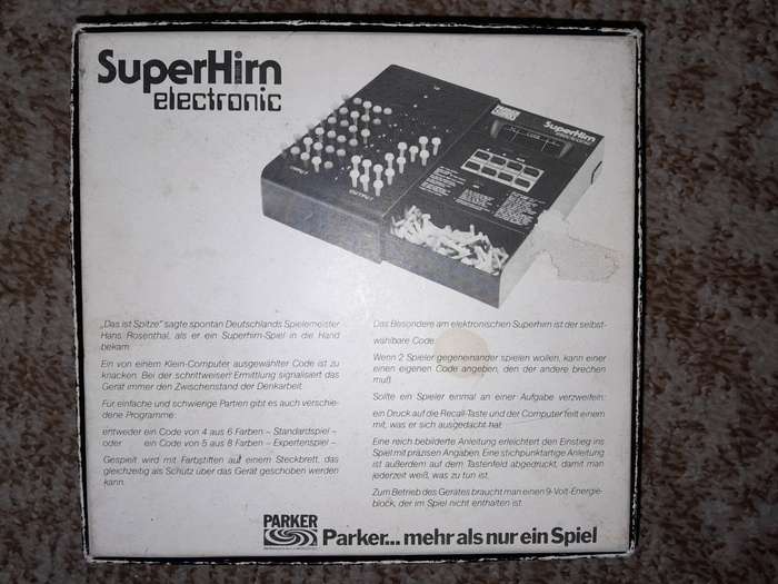 1978 Mastermind Electronic (Parker SuperHim Electronic) - Tested & Working! (German Instructions)