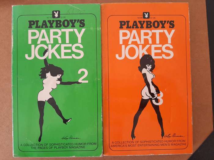 2xVintage Playboy's Party Joke Books - Book 2 And Book 3