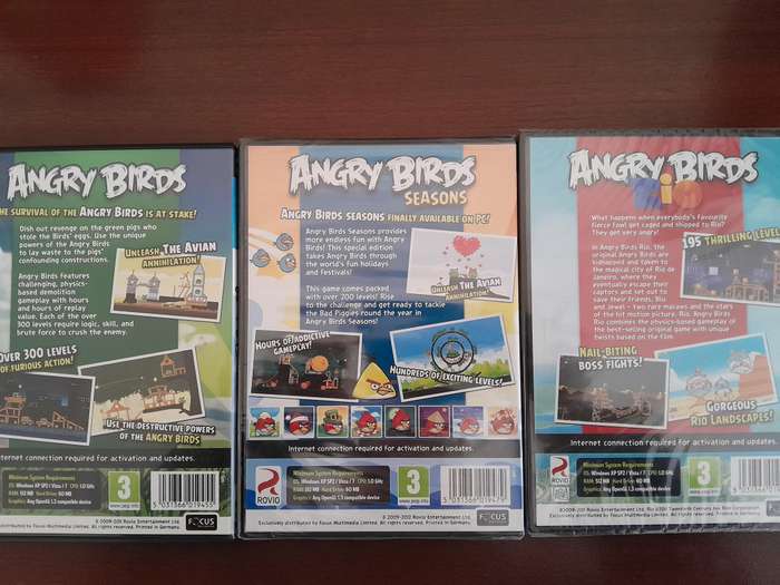 Angry Birds Game Bundle (Original, Space, Rio & Seasons)