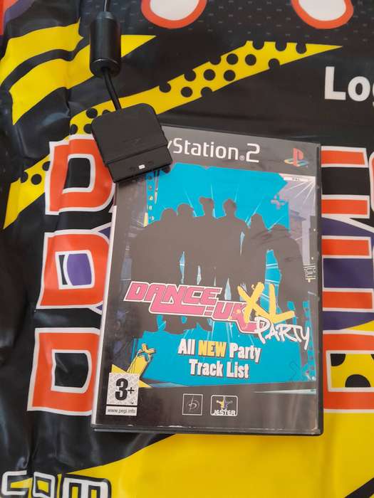 PS2 (Playstation 2) Dance Bundle - Mat and Dance UK XL Party Game (Tested and working)