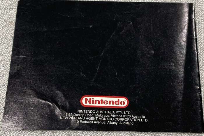 Vintage Nintendo Gameboy GB Super Mario Land Instruction Manual Only