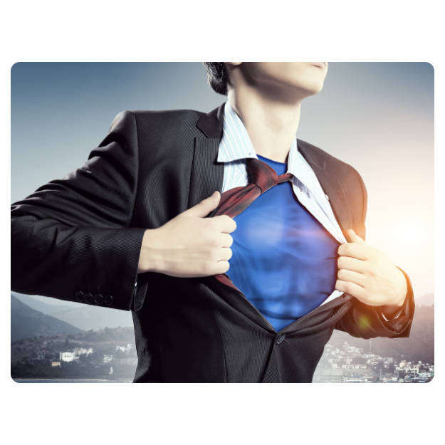 Printed Mouse Pad: Superhero