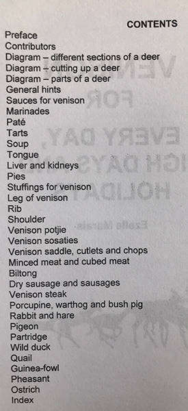 Venison for every day, high days and holidays