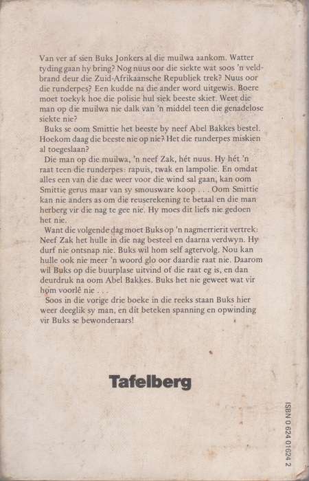 Buks en die Runderpes - John Coetzee